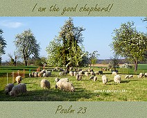 Shepherd I am the good shepherd From Psalm 23